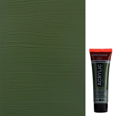 Talens Amsterdam akrilfesték, 20 ml - 622, olive green deep