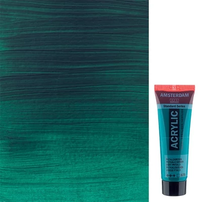 Talens Amsterdam akrilfesték, 20 ml - 675, phthalo green
