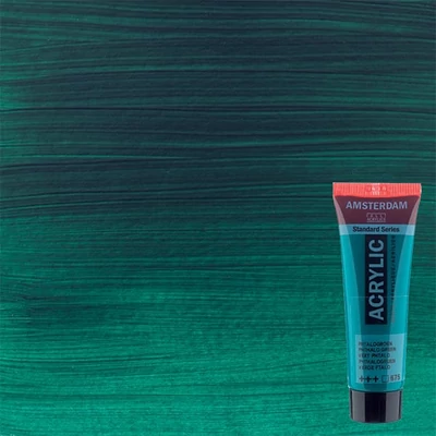 Talens Amsterdam akrilfesték, 20 ml - 675, phthalo green