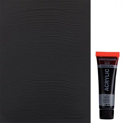 Talens Amsterdam akrilfesték, 20 ml - 735, oxide black