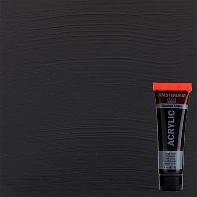 Talens Amsterdam akrilfesték, 20 ml - 735, oxide black