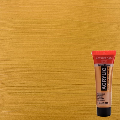 Talens Amsterdam akrilfesték, 20 ml - 803, deep gold