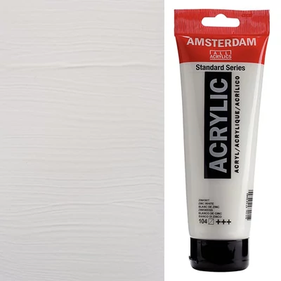 Talens Amsterdam akrilfesték, 250 ml - 104, zinc white