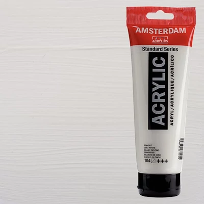 Talens Amsterdam akrilfesték, 250 ml - 104, zinc white