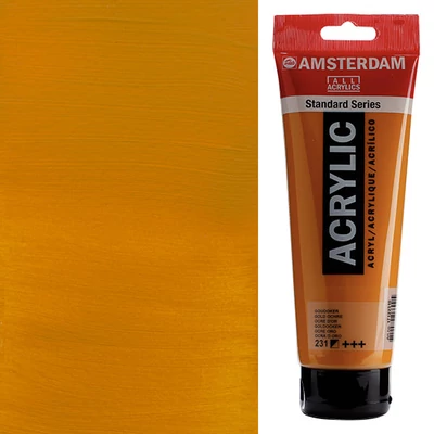 Talens Amsterdam akrilfesték, 250 ml - 231, gold ochre