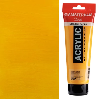 Talens Amsterdam akrilfesték, 250 ml - 270, azo yellow deep