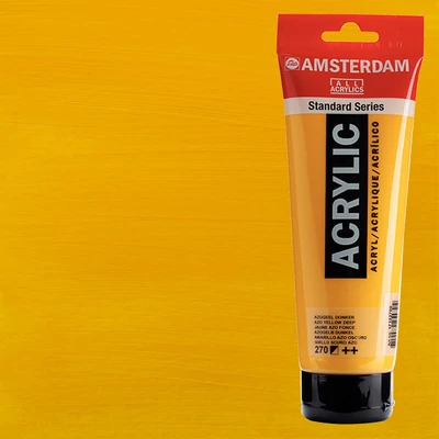 Talens Amsterdam akrilfesték, 250 ml - 270, azo yellow deep