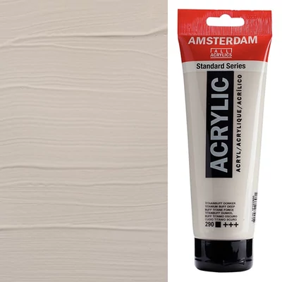 Talens Amsterdam akrilfesték, 250 ml - 290, titanium buff deep