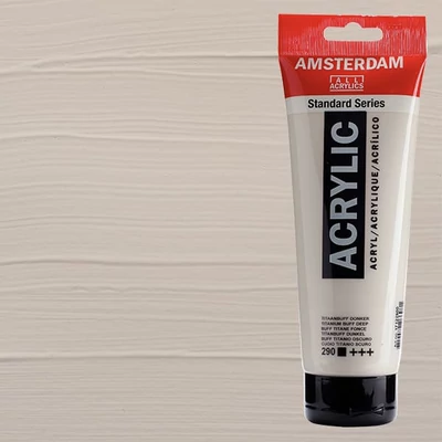 Talens Amsterdam akrilfesték, 250 ml - 290, titanium buff deep