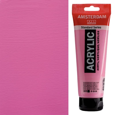 Talens Amsterdam akrilfesték, 250 ml - 385, quinacridone rose light