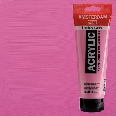 Talens Amsterdam akrilfesték, 250 ml - 385, quinacridone rose light
