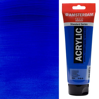 Talens Amsterdam akrilfesték, 250 ml - 504, ultramarine