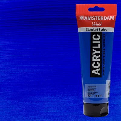 Talens Amsterdam akrilfesték, 250 ml - 504, ultramarine