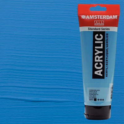 Talens Amsterdam akrilfesték, 250 ml - 517, king's blue