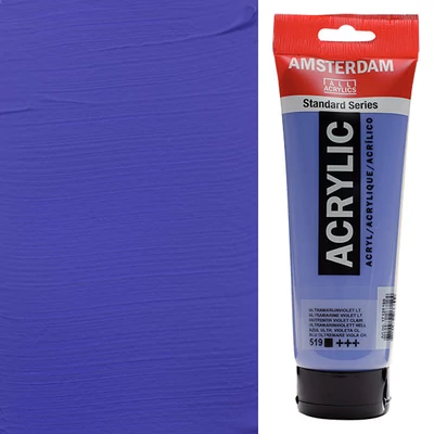 Talens Amsterdam akrilfesték, 250 ml - 519, ultramarine violet light