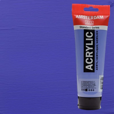Talens Amsterdam akrilfesték, 250 ml - 519, ultramarine violet light