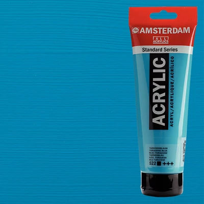 Talens Amsterdam akrilfesték, 250 ml - 522, turquoise blue