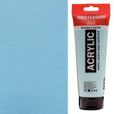 Talens Amsterdam akrilfesték, 250 ml - 551, sky blue light