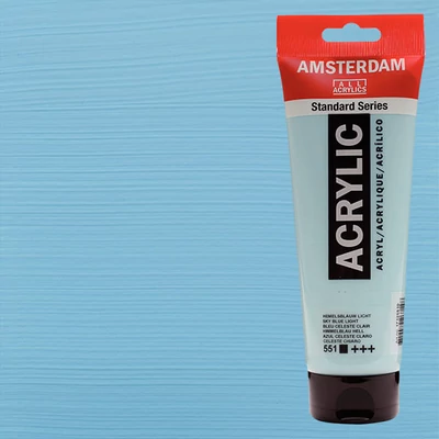 Talens Amsterdam akrilfesték, 250 ml - 551, sky blue light