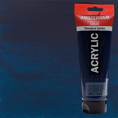 Talens Amsterdam akrilfesték, 250 ml - 566, prussian blue (phthalo)