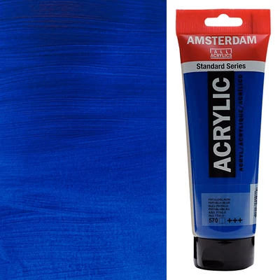 Talens Amsterdam akrilfesték, 250 ml - 570, phthalo blue