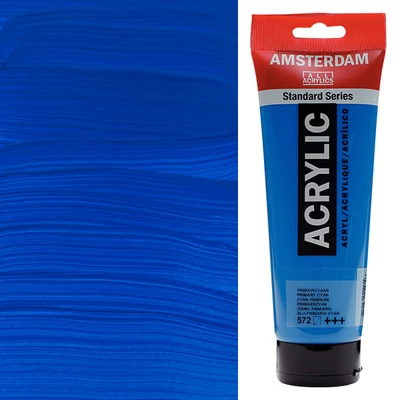 Talens Amsterdam akrilfesték, 250 ml - 572, primary cyan