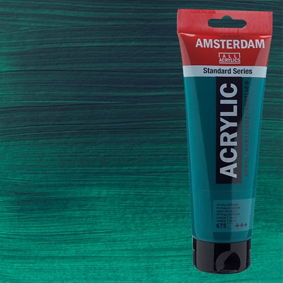 Talens Amsterdam akrilfesték, 250 ml - 675, phthalo green