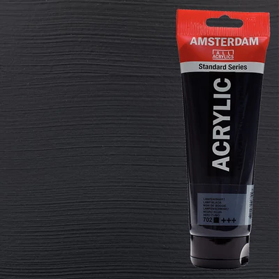 Talens Amsterdam akrilfesték, 250 ml - 702, lamp black