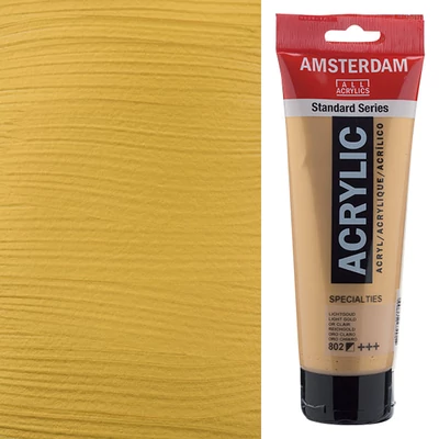 Talens Amsterdam akrilfesték, 250 ml - 802, light gold