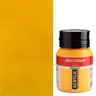 Talens Amsterdam akrilfesték, 500 ml - 270, azo yellow deep