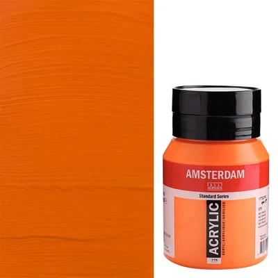 Talens Amsterdam akrilfesték, 500 ml - 276, azo orange