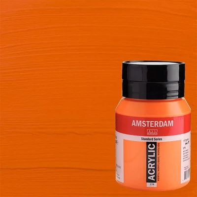 Talens Amsterdam akrilfesték, 500 ml - 276, azo orange