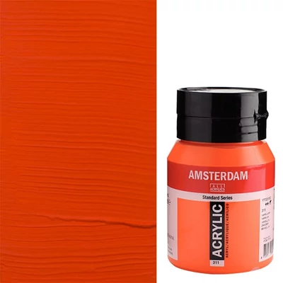 Talens Amsterdam akrilfesték, 500 ml - 311, vermilion