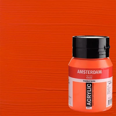 Talens Amsterdam akrilfesték, 500 ml - 311, vermilion