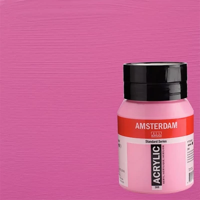 Talens Amsterdam akrilfesték, 500 ml - 385, quinacridone rose light