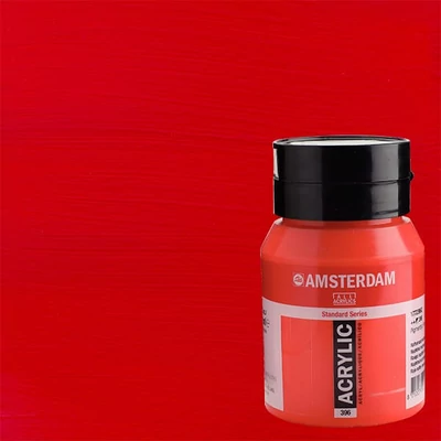 Talens Amsterdam akrilfesték, 500 ml - 396, naphthol red medium