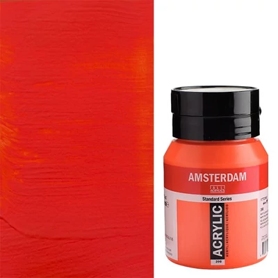 Talens Amsterdam akrilfesték, 500 ml - 398, naphthol red light