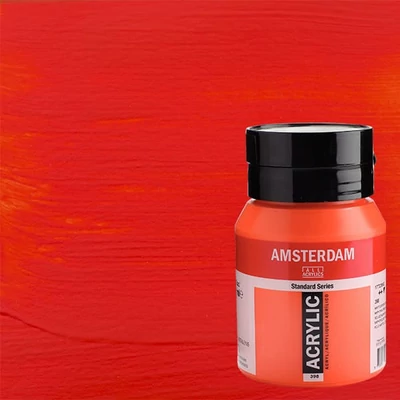 Talens Amsterdam akrilfesték, 500 ml - 398, naphthol red light