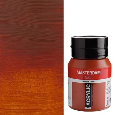 Talens Amsterdam akrilfesték, 500 ml - 411, burnt sienna