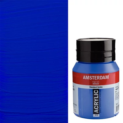 Talens Amsterdam akrilfesték, 500 ml - 512, cobalt blue (ultramarine)