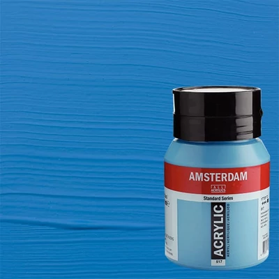 Talens Amsterdam akrilfesték, 500 ml - 517, king's blue