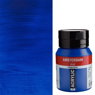 Talens Amsterdam akrilfesték, 500 ml - 570, phthalo blue