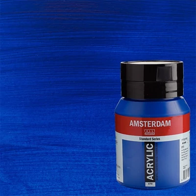 Talens Amsterdam akrilfesték, 500 ml - 570, phthalo blue