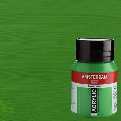 Talens Amsterdam akrilfesték, 500 ml - 618, permanent green light