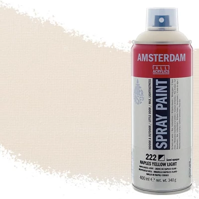 Talens Amsterdam vízbázisú akrilfesték spray, 400 ml - 222, naples yellow light