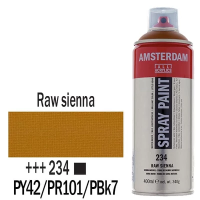 Talens Amsterdam vízbázisú akrilfesték spray, 400 ml - 234, raw sienna