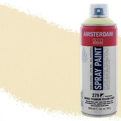 Talens Amsterdam vízbázisú akrilfesték spray, 400 ml - 279, nickel titanium yellow light