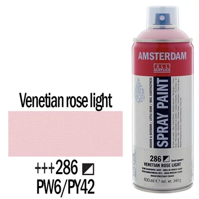 Talens Amsterdam vízbázisú akrilfesték spray, 400 ml - 286, venetian rose light