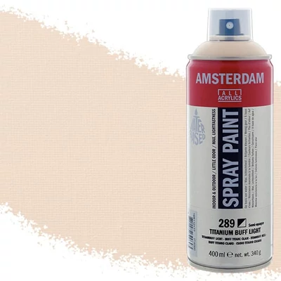 Talens Amsterdam vízbázisú akrilfesték spray, 400 ml - 289, titanium buff light