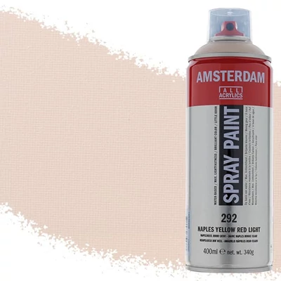 Talens Amsterdam vízbázisú akrilfesték spray, 400 ml - 292, naples yellow red light